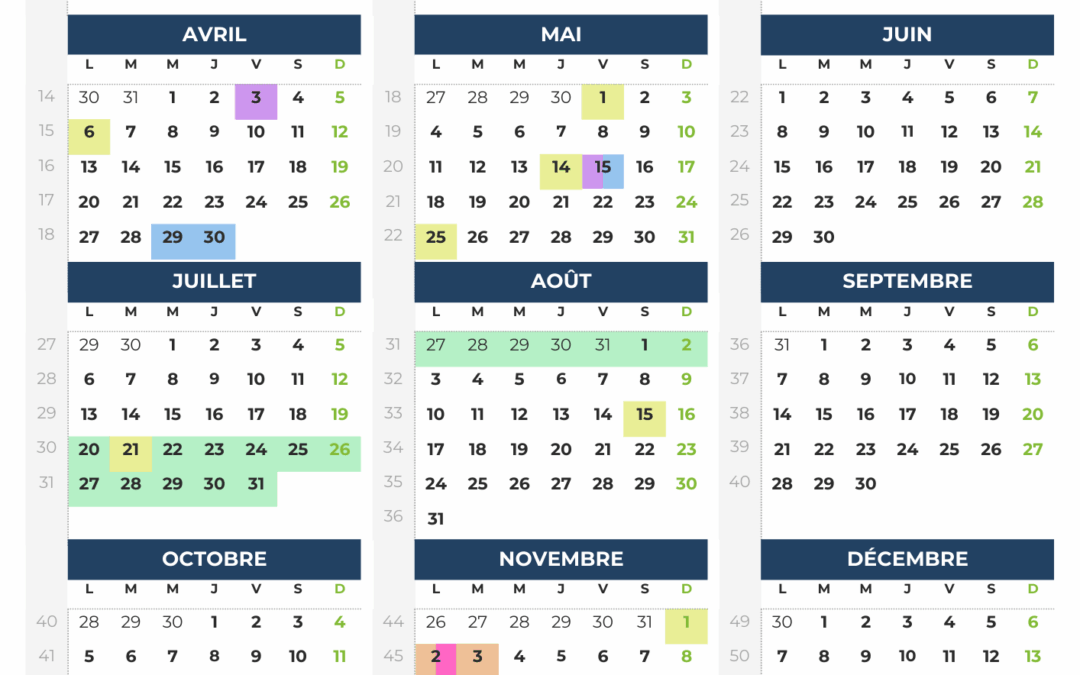 JOURS FÉRIÉS À REMPLACER EN 2026– INFORMATIONS IMPORTANTES